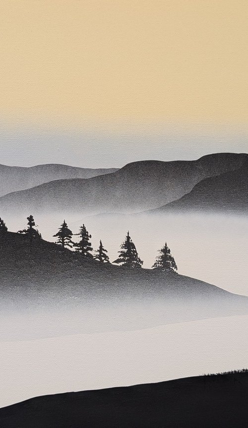 mist, moon and the memory by Robert Owen Bloomfield