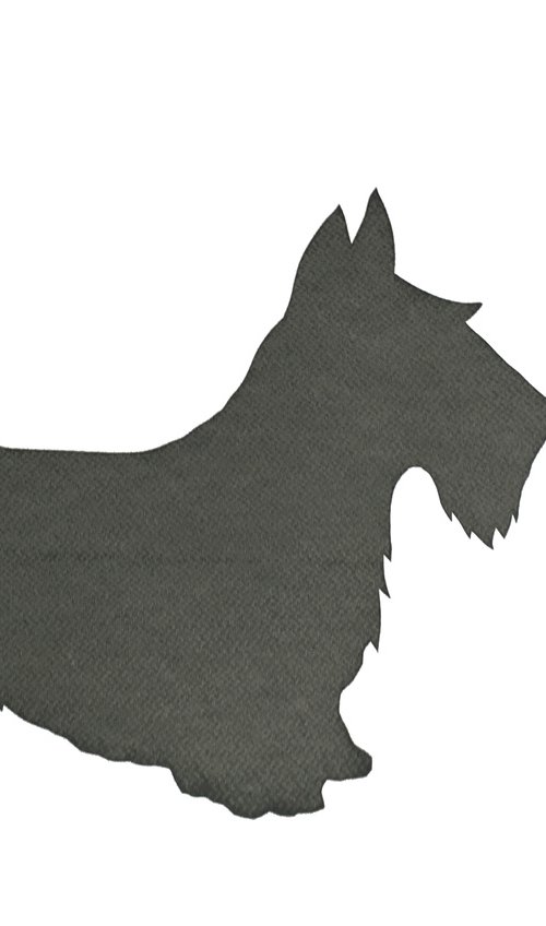 SCOTTIE DOG -unframed-FREE UK DELIVERY by Emma Evans-Freke