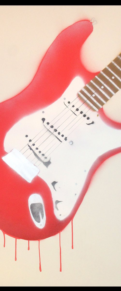 Bleeding guitar (p). by Juan Sly