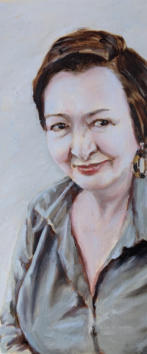 Portrait of a woman by Anna Brazhnikova