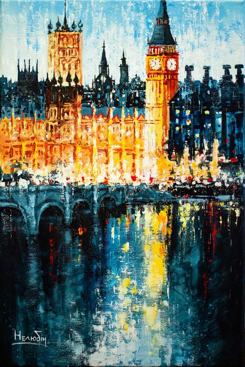 Evening London by Aleksandr Neliubin