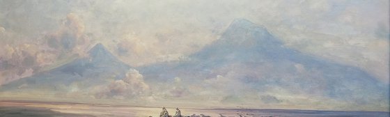 Descent of Noah from Mount Ararat(120x80cm, Inspired by Ayvasovsky)