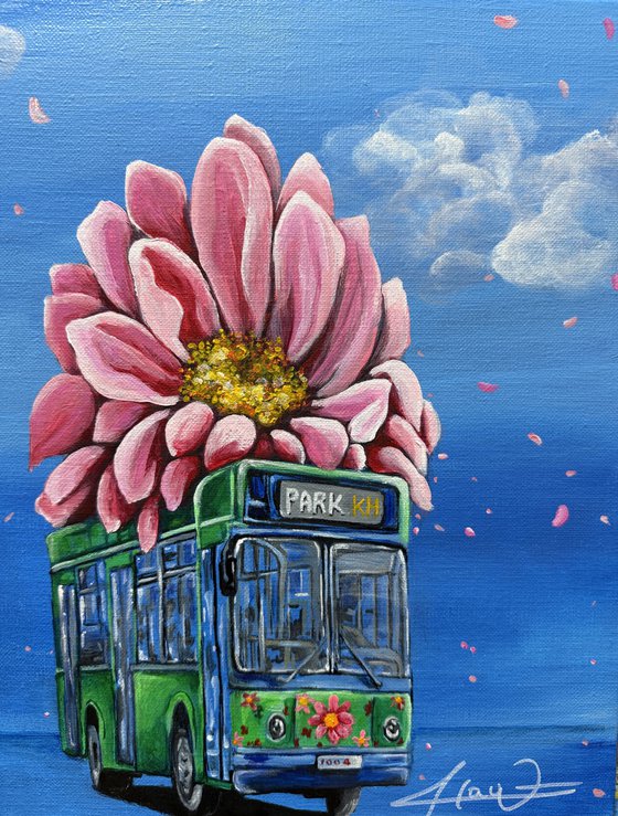 Bus to the Flower Road