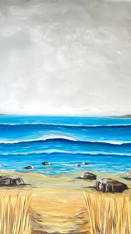 Coastal Waves 2 by Aisha Haider