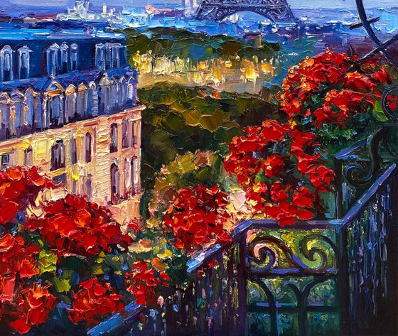 "Paris"original oil painting