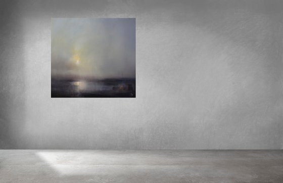 " Misty Sunrise "....Special Price W 80 x H 75 cm