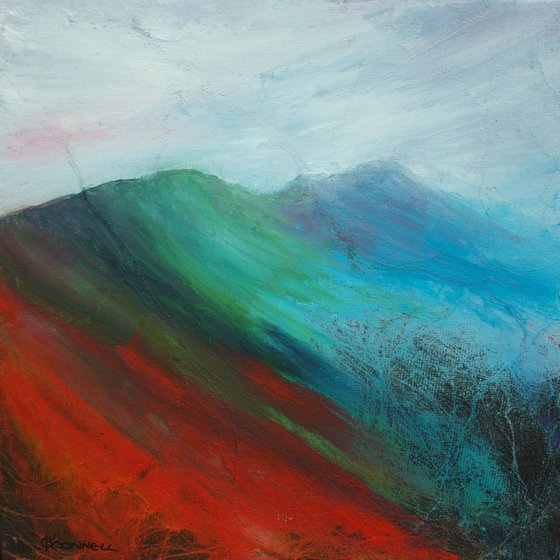 Abstract Pennine English mountain landscape