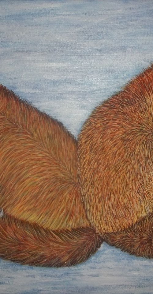 Couple of Foxes by Sofya Mikeworth