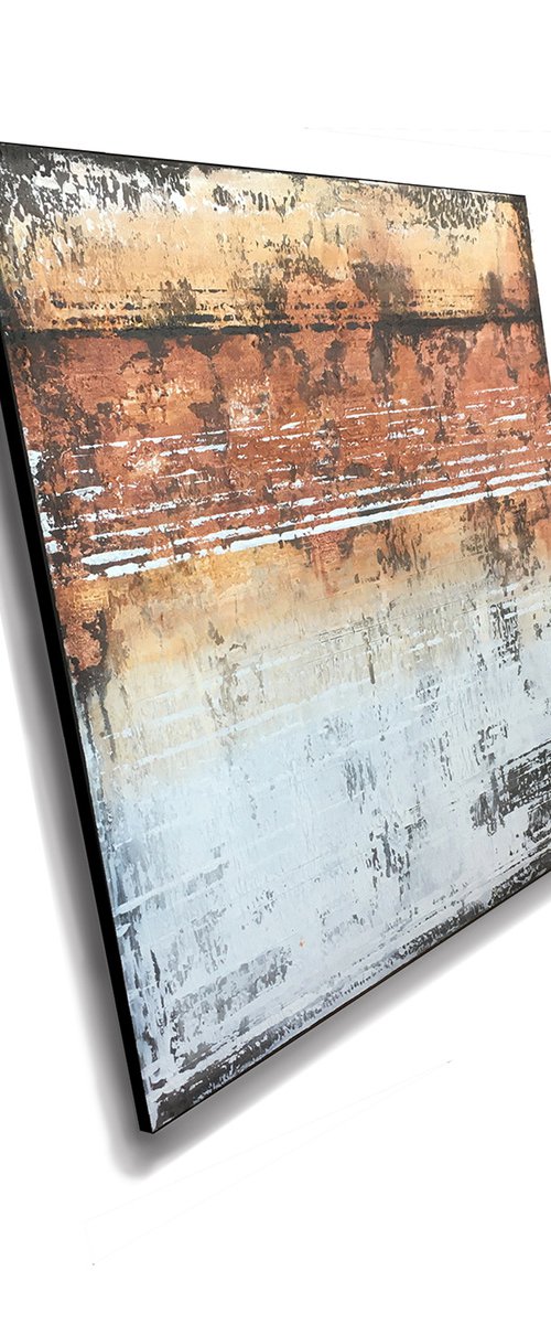 Retro. Large abstract painting. by CM