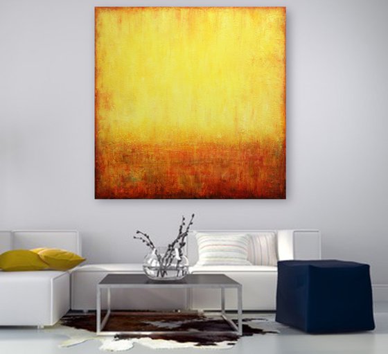 Yellow Abstract Painting IV