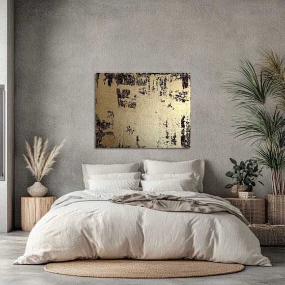 Greengold on grey
