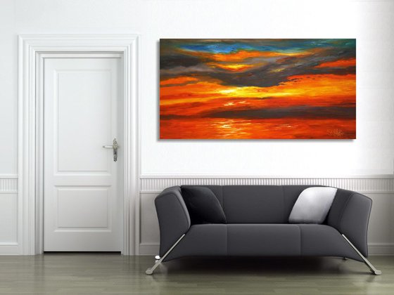 Romantic Evening Seascape XXL 2