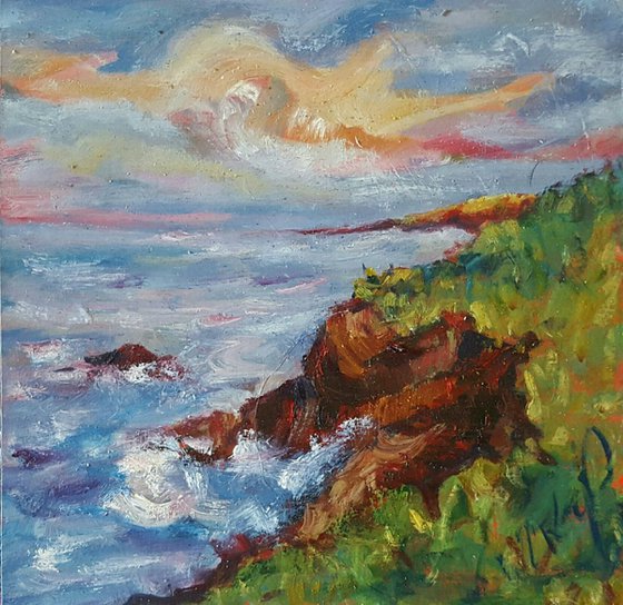 Sun Set Stroll along the cliffs