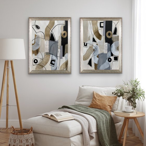 Between Evening and Morning (Diptych)