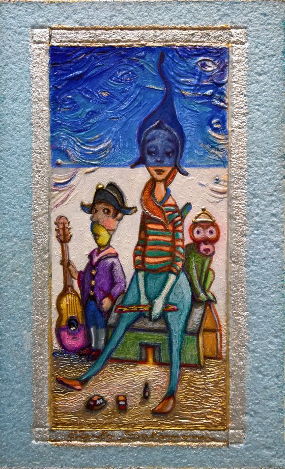 MUSICIANS - ( 30 x 18 cm )