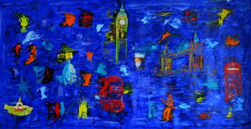 Queen's dreams or London spirits - Extra Large Artwork by Denis Kuvayev