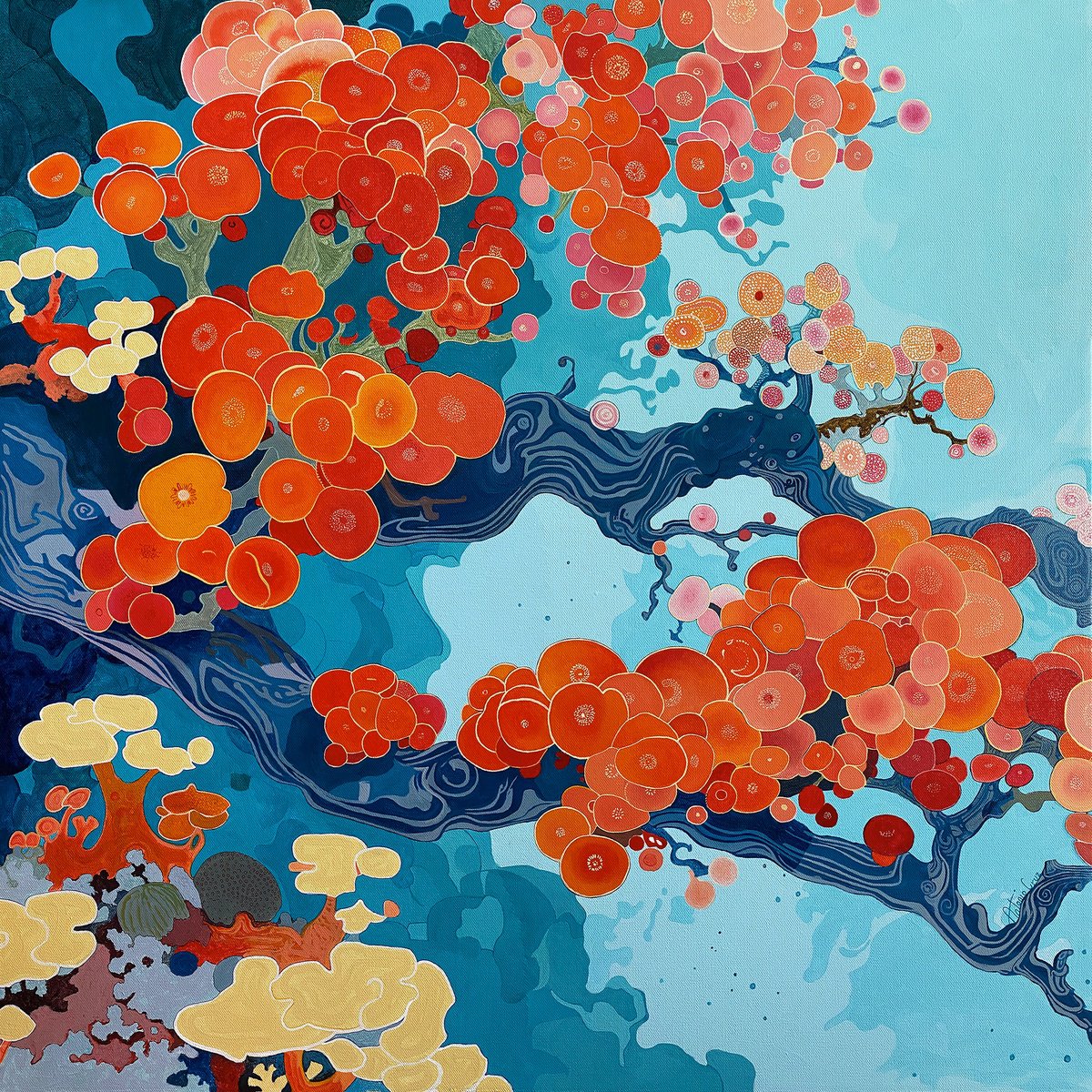 Radiance Of The Reef By Antonio Cruz, 30 X 30, Artwork For Sale On Artfinder