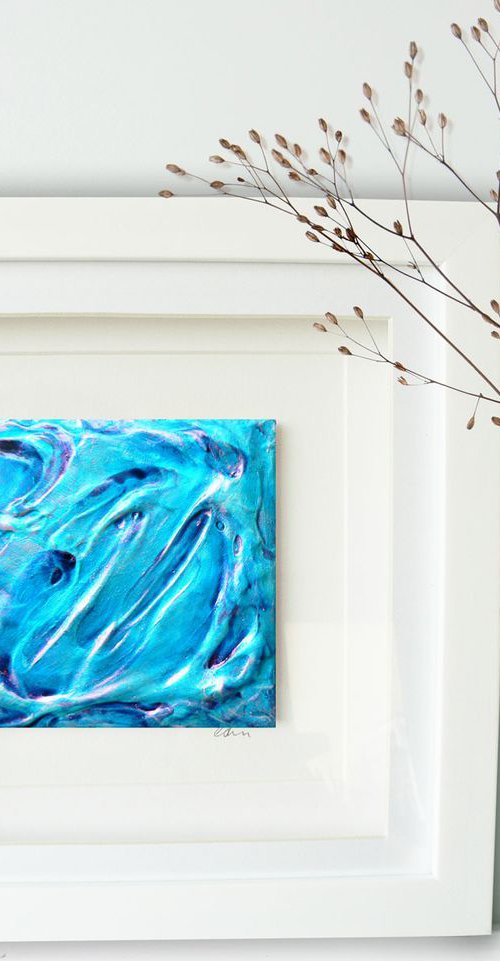 Mini original abstract #228 by Carolynne Coulson
