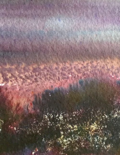 Jurassic rocks at dusk by Samantha Adams