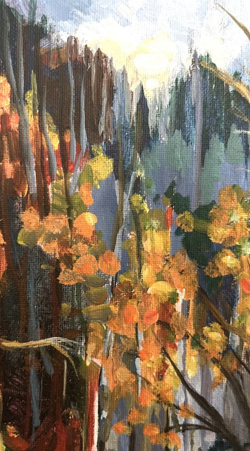 Mountain Fall Pathway by Annette Wolters