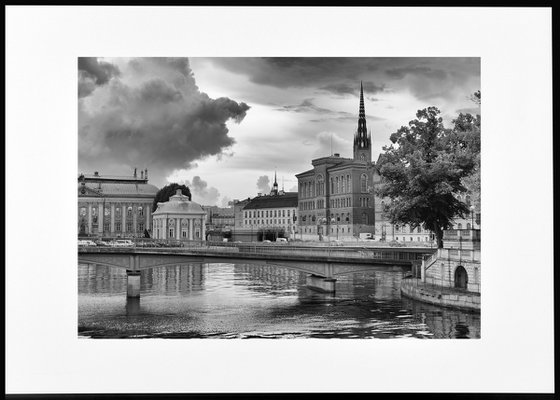 " Cloudy August. Stockholm " Limited Edition  1 / 50