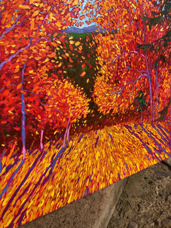 Fall in mountains