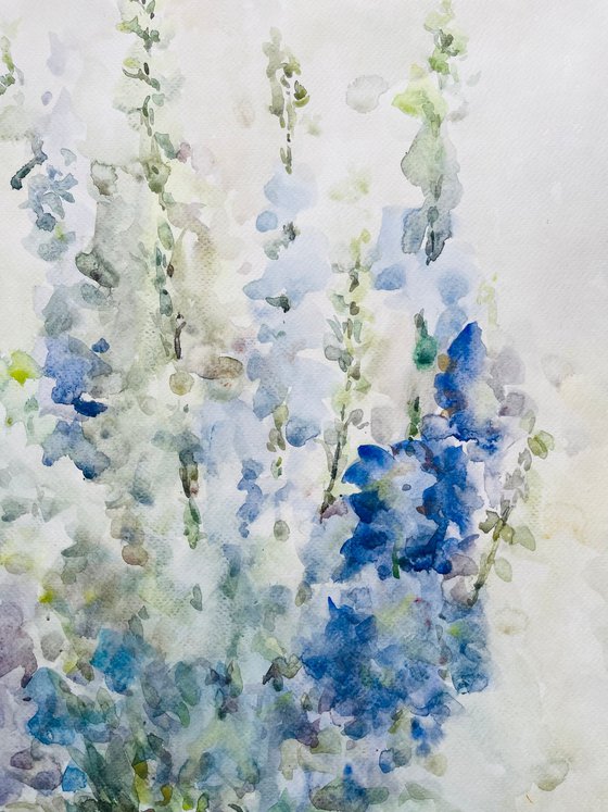 Blue bells 19,7x25,6 in