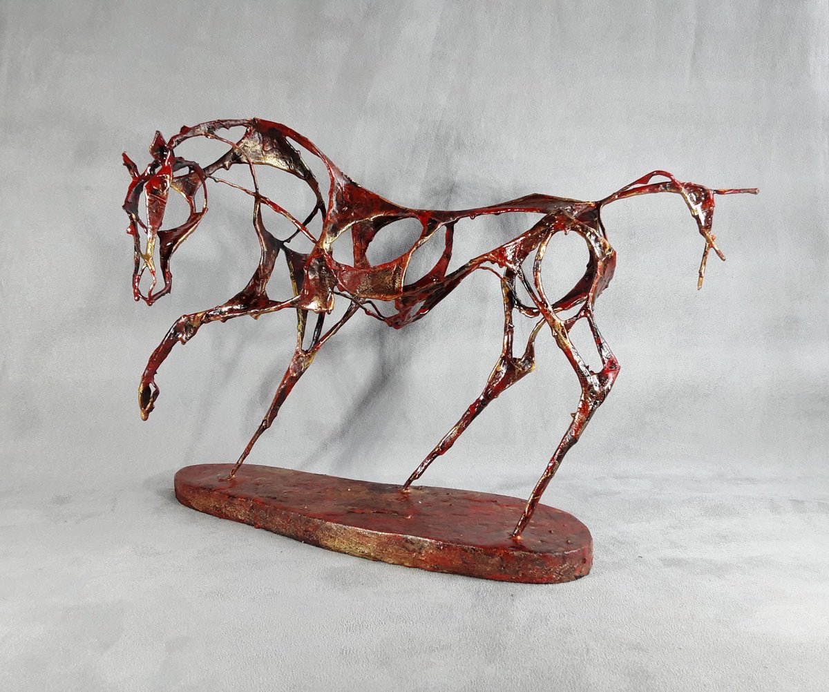 Expressive Sculpture , Firestarter By Linda Hoyle, 14 X 10, Artwork For Sale On Artfinder