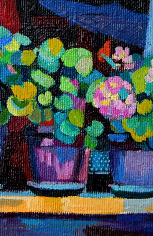Summer flowers - Miniature by Maja Đokić Mihajlović