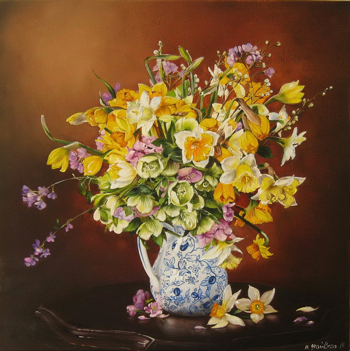 Daffodil Flowers by Natalia Shaykina