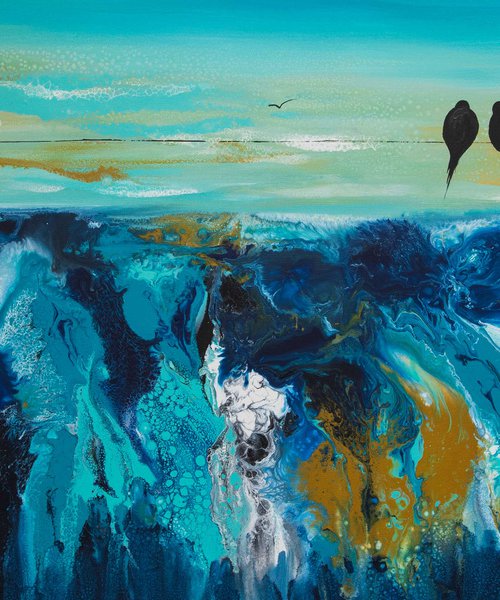 Birds On A Wire 24 by Art By Catalin