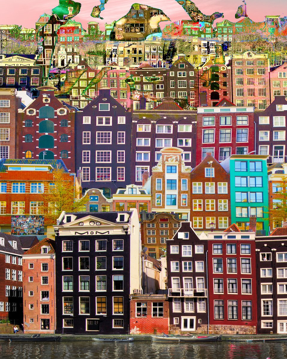 Expressive Photograph , Amsterdam View Opus 1600 By Geert Lemmers Fpa, 31 X 39, Artwork For Sale On Artfinder
