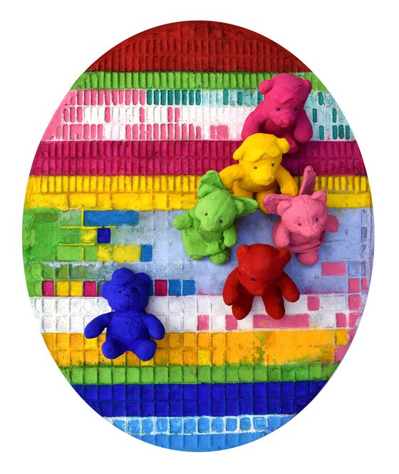 Set Photo: Teddy bears n.1, n.2, n.3