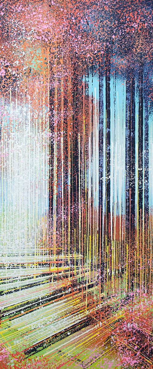 Spring Trees At Sunset by Marc Todd