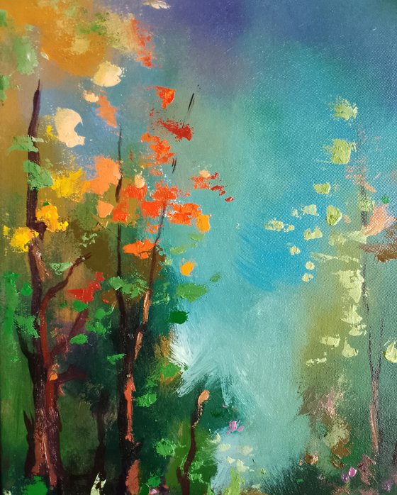 Hand-painted beautiful cottage