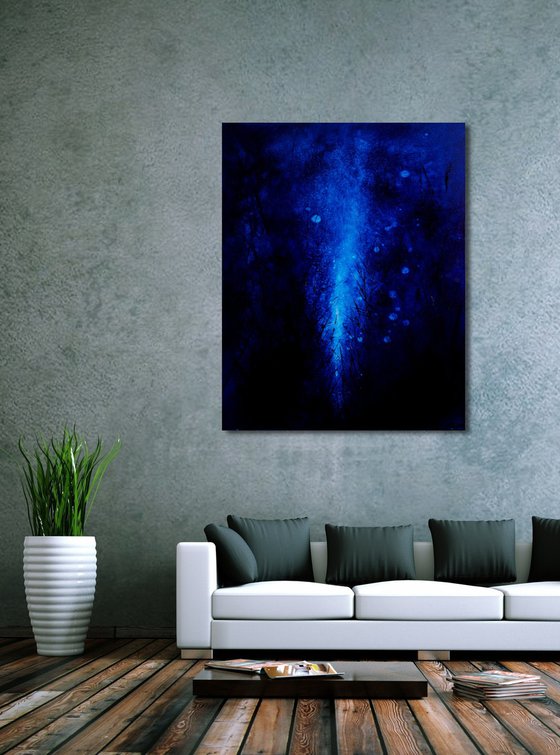 Deeper Blue (100 x 80 cm) XL oil (40 x 32 inches)