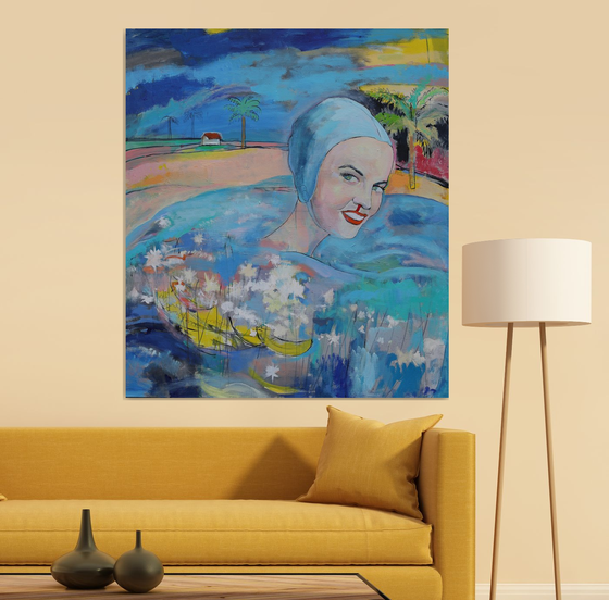 Swimmers and Glowing Algae