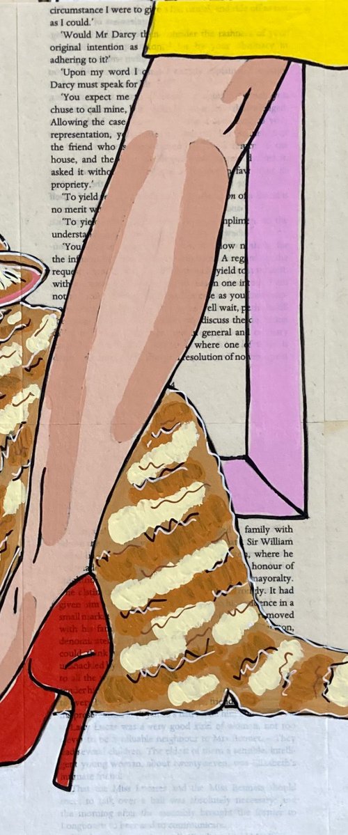 Cat Capers Kitchen 2 30cm x 30cm by DEBORAH LANG