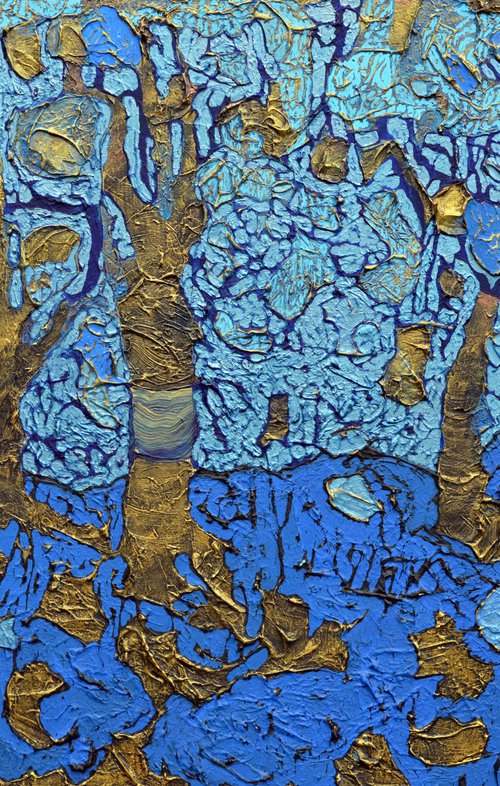 Blue Forest by Anna  Styrc