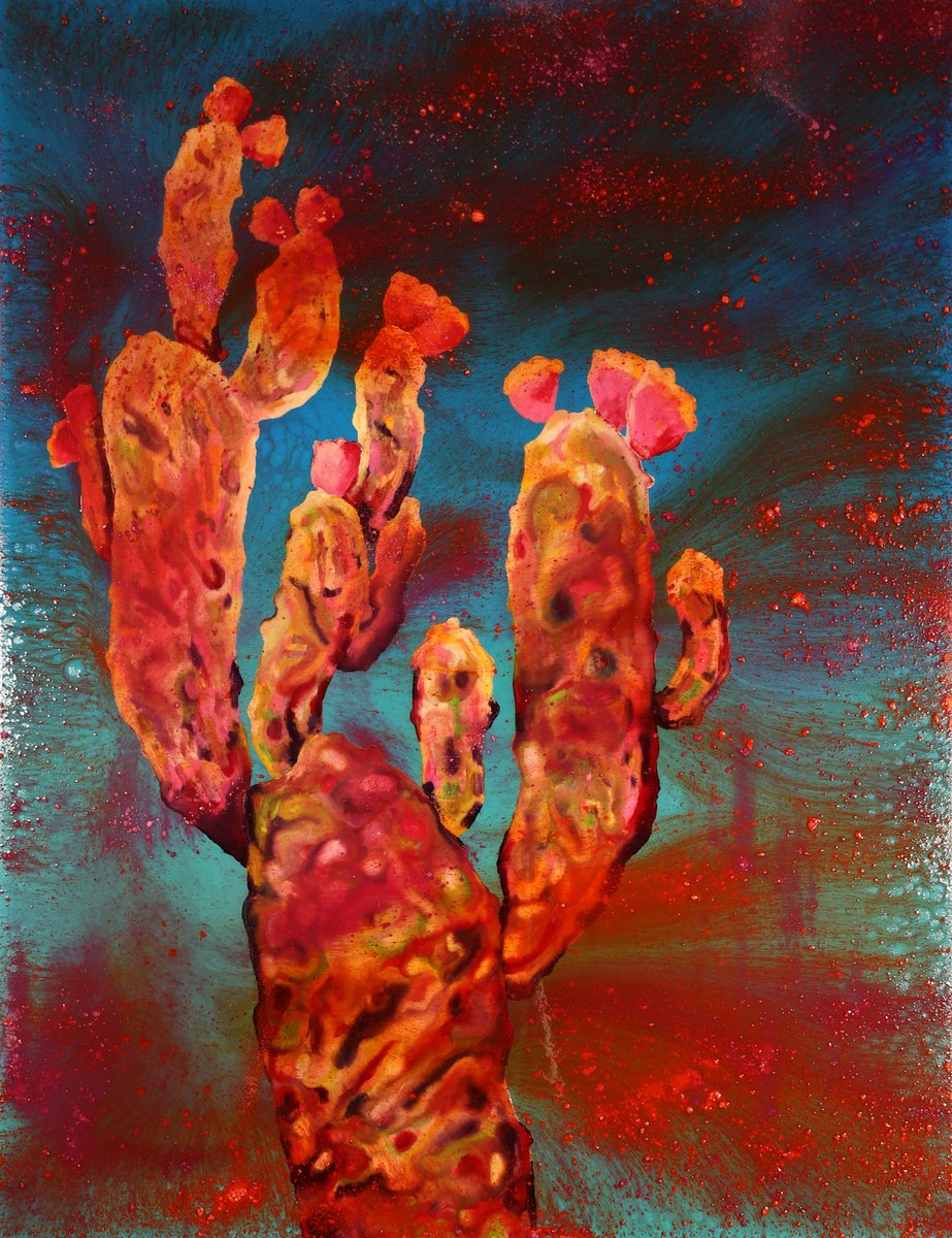 Photorealistic Landscape Oil Painting By Dominic Virtosu, 42 X 54, Windy Color, Original Artwork