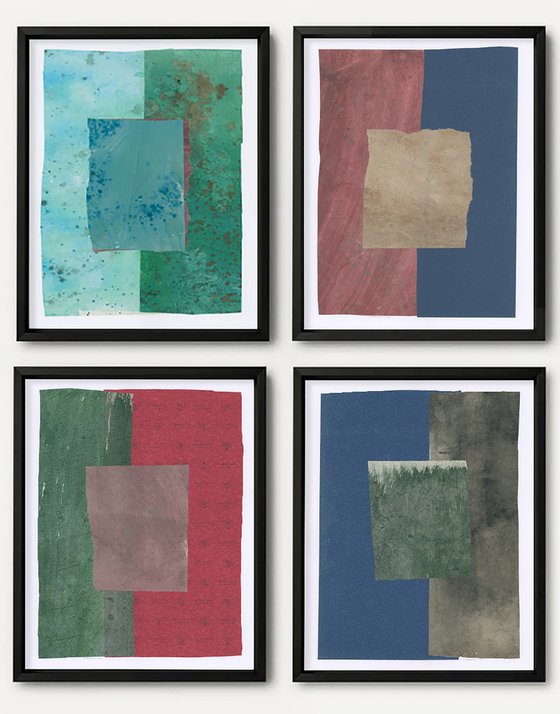 Geometric abstract wall art