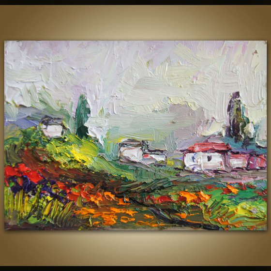 Landscape, Framed oil painting