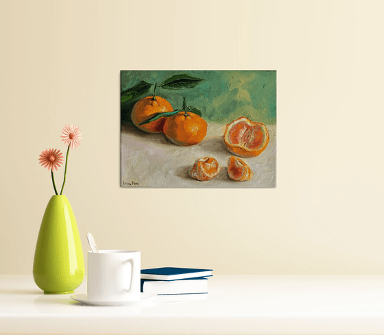 Clementine oil painting