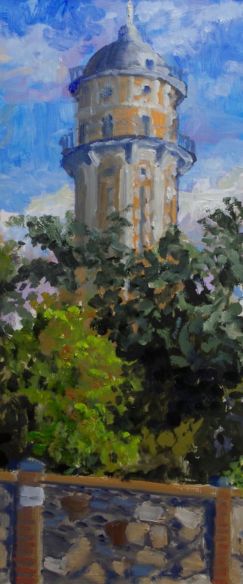 Tibidabo, torre de les aigües de Dos Rius by Víctor Susín