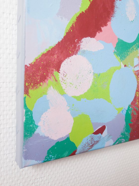 Spotty Pop Painting - 110 x 80 cm 02