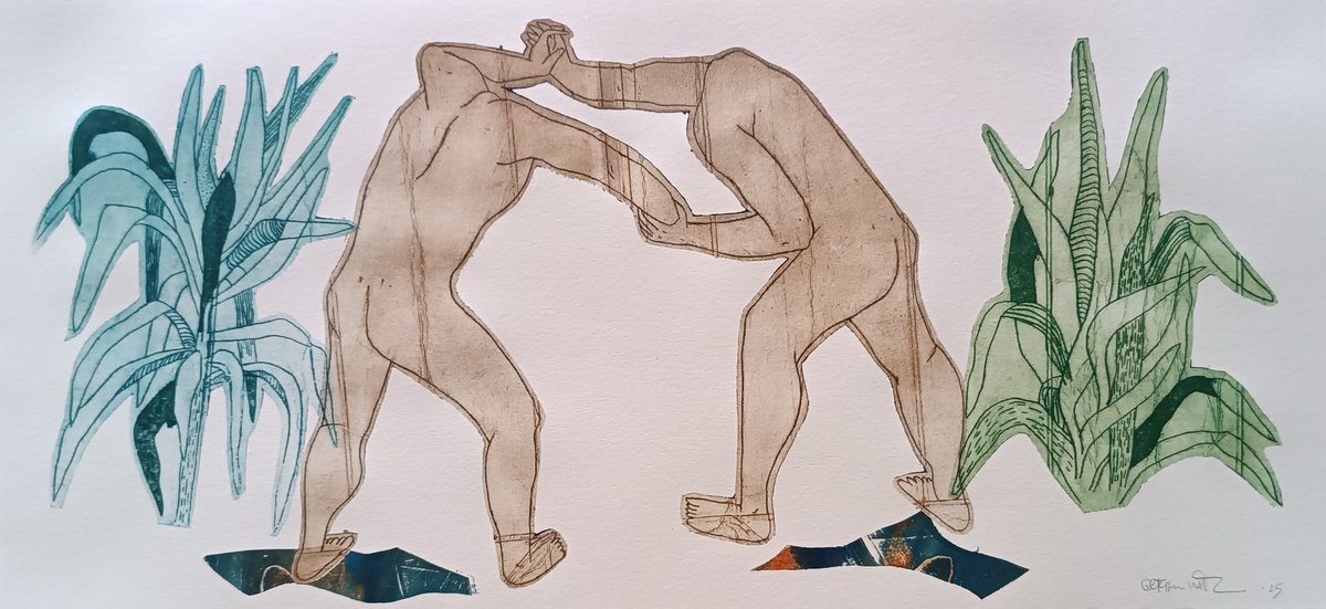 Illustrative Botanical Limited Edition Print By Isabellangela Germinario, 20 X 9, Lotta 1.0, Original Artwork