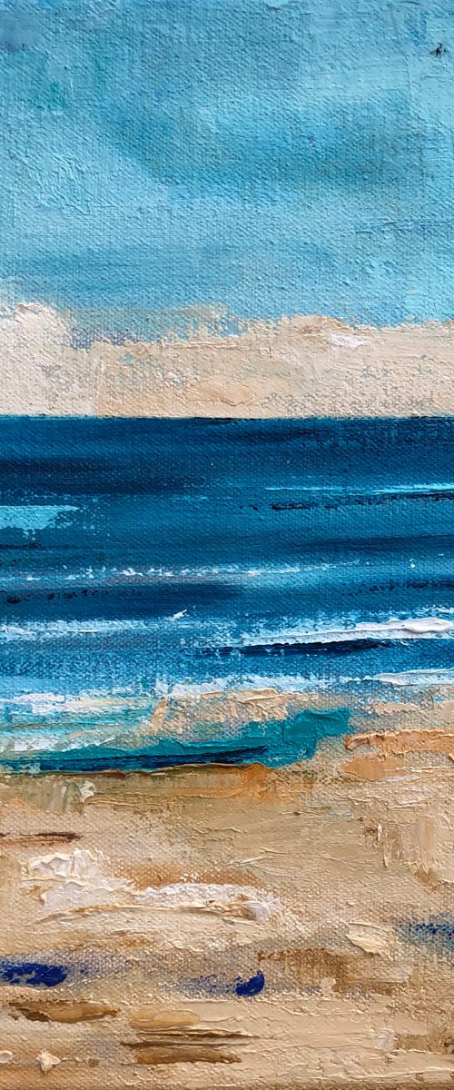 Sky, Sea and Beach by Ann Palmer