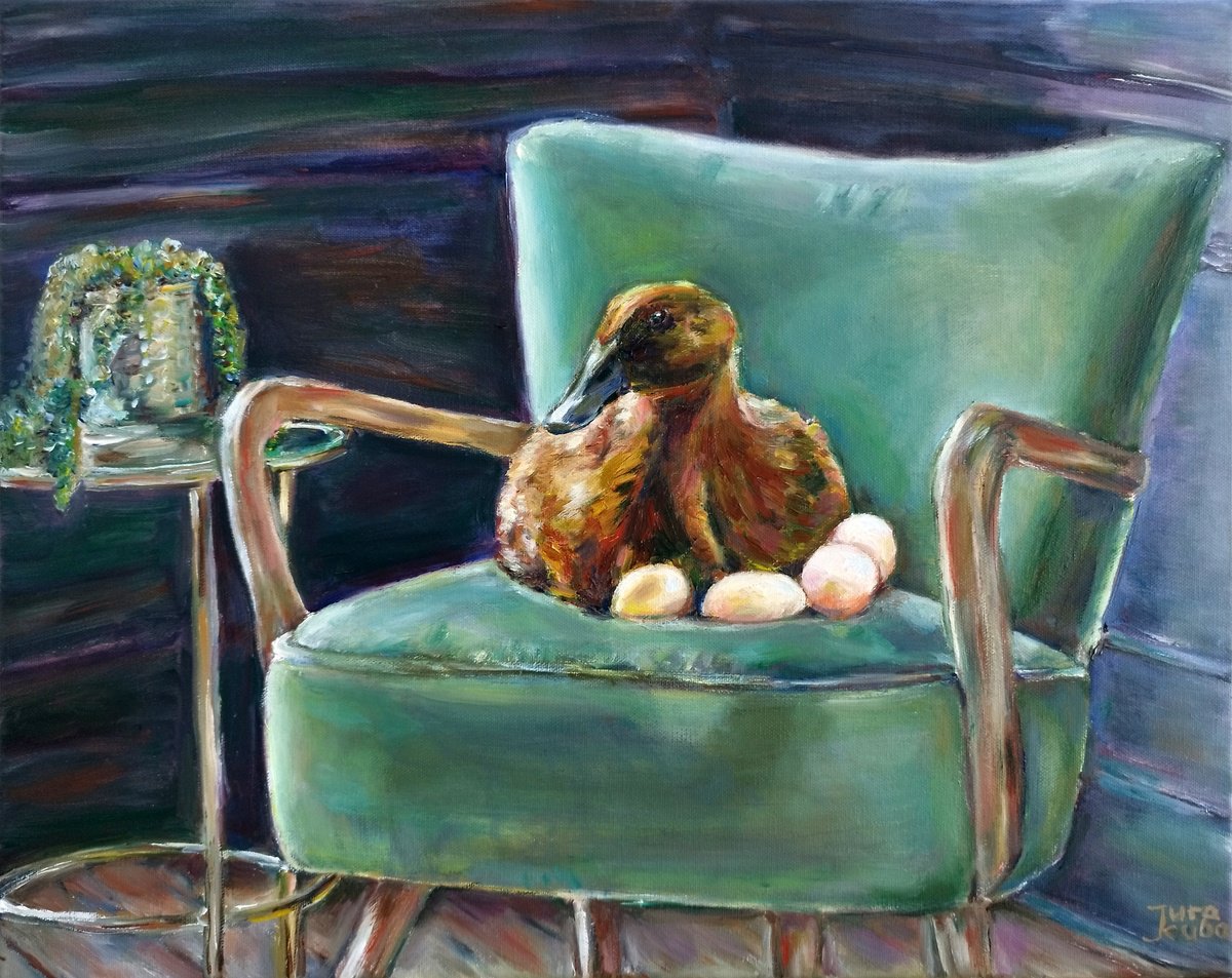 Duck At Home by Jura Kuba Art