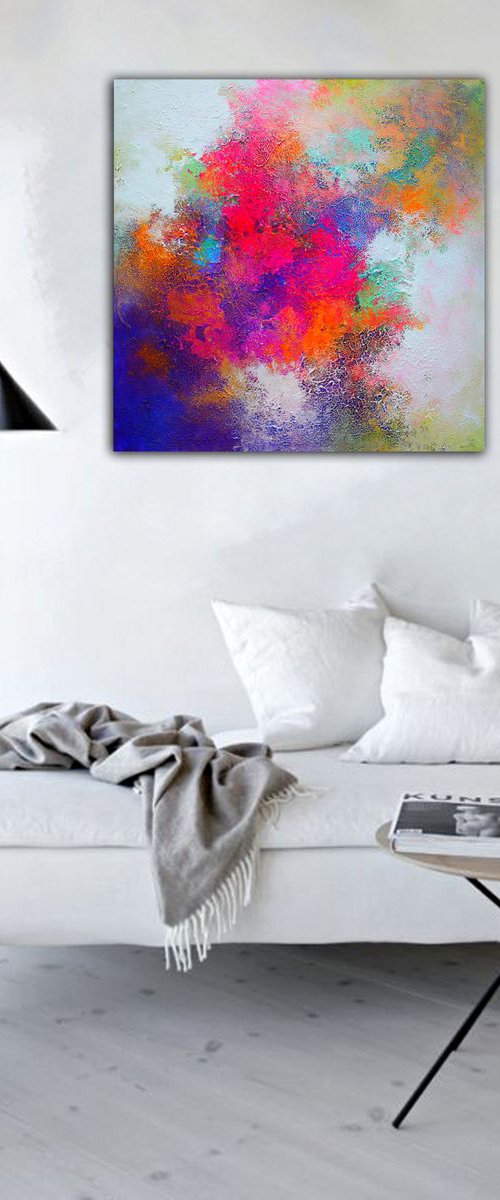 Abstract Painting  / Alex Senchenko © 2018 /   Saga N58 by Alex Senchenko