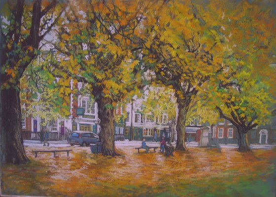 Richmond Green in Autumn